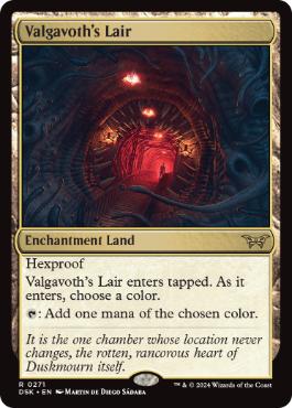 [271]【EN】【FOIL】ヴァルガヴォスの棲み処/Valgavoth's Lair【DSK】[R][土地]
