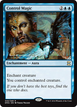 [042]【EN】【FOIL】支配魔法/Control Magic【EMA】[R][青]