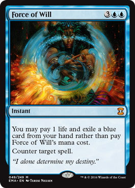 [049]【EN】【FOIL】意志の力/Force of Will【EMA】[M][青]