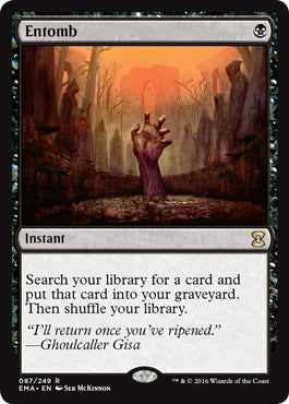 [087]【EN】【FOIL】納墓/Entomb【EMA】[R][黒]