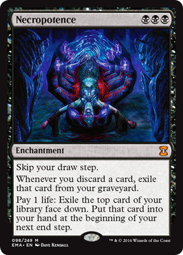 [098]【EN】【FOIL】ネクロポーテンス/Necropotence【EMA】[M][黒]