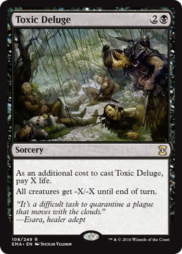 [108]【EN】【FOIL】毒の濁流/Toxic Deluge【EMA】[R][黒]