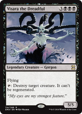 [114]【EN】【FOIL】戦慄をなす者ヴィザラ/Visara the Dreadful【EMA】[R][黒]