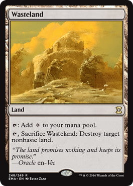 [248]【EN】【FOIL】不毛の大地/Wasteland【EMA】[R][土地]