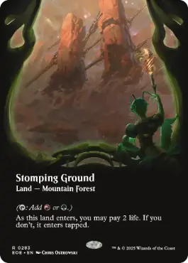 [283]【EN】■ボーダーレス■踏み鳴らされる地/Stomping Ground【EOE】[R][土地]