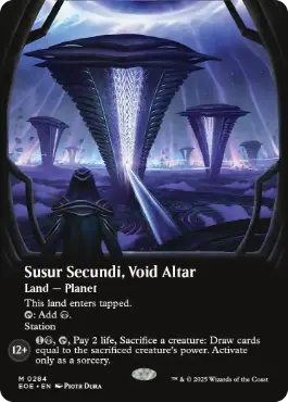 [284]【EN】■ボーダーレス■ヴォイドの祭壇、ススール・セクンディ/Susur Secundi, Void Altar【EOE】[M][土地]