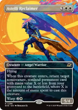 [288]【EN】【FOIL】■ボーダーレス■アステッリの回収者/Astelli Reclaimer【EOE】[R][白]