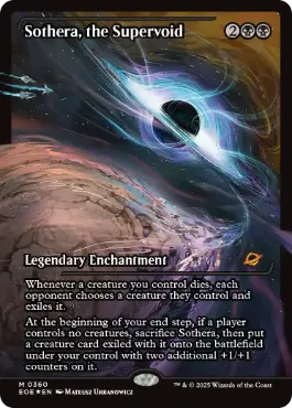 [360]【EN】【FOIL】■ショーケース■スーパーヴォイド、ソセラ/Sothera, the Supervoid【EOE】[M][黒]