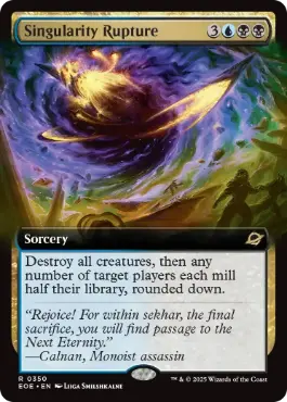 [350]【EN】【FOIL】■拡張アート■特異点の断裂/Singularity Rupture【EOE】[R][多色]