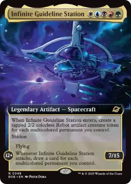 [348]【EN】【FOIL】■拡張アート■無限導線基地/Infinite Guideline Station【EOE】[R][多色]