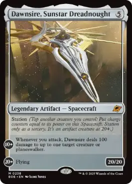 [238]【EN】サンスターの弩級艦、ドーンサイアー/Dawnsire, Sunstar Dreadnought【EOE】[M][茶]