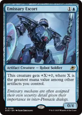 [056]【EN】【FOIL】特使の随伴機/Emissary Escort【EOE】[R][青]