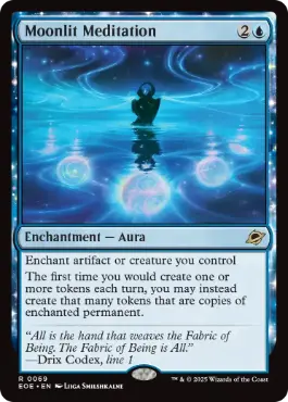 [069]【EN】【FOIL】月明かりの瞑想/Moonlit Meditation【EOE】[R][青]