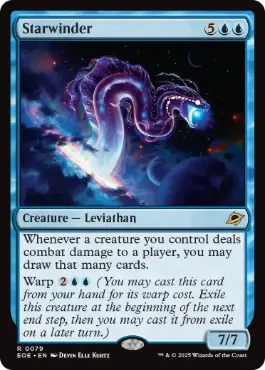 [079]【EN】【FOIL】星蛇/Starwinder【EOE】[R][青]