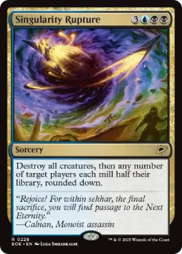 [228]【EN】【FOIL】特異点の断裂/Singularity Rupture【EOE】[R][多色]