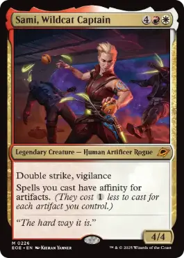[226]【EN】【FOIL】ワイルドキャット隊長、サミ/Sami, Wildcat Captain【EOE】[M][多色]