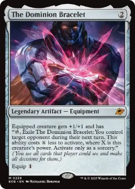 [239]【EN】【FOIL】統制の腕輪/The Dominion Bracelet【EOE】[M][茶]
