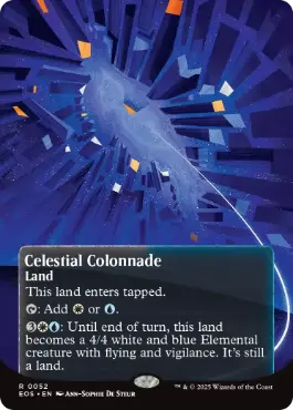[052]【EN】■ボーダーレス■天界の列柱/Celestial Colonnade【EOS】[R][土地]