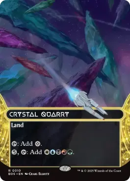 [010]【EN】■ボーダーレス■水晶の採石場/Crystal Quarry【EOS】[R][土地]