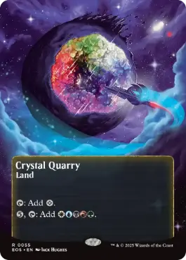 [055]【EN】■ボーダーレス■水晶の採石場/Crystal Quarry【EOS】[R][土地]