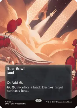 [057]【EN】■ボーダーレス■黄塵地帯/Dust Bowl【EOS】[M][土地]
