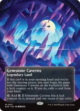 [061]【EN】■ボーダーレス■宝石の洞窟/Gemstone Caverns【EOS】[M][土地]