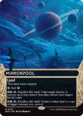 [027]【EN】■ボーダーレス■鏡の池/Mirrorpool【EOS】[M][土地]