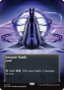 [136]【EN】【ギャラクシーFOIL】■ボーダーレス■古えの墳墓/Ancient Tomb【EOS】[M][土地]