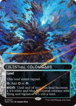 [007]【EN】【FOIL】■ボーダーレス■天界の列柱/Celestial Colonnade【EOS】[R][土地]