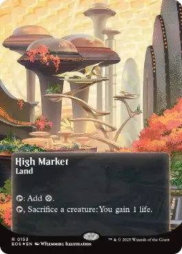 [153]【EN】【ギャラクシーFOIL】■ボーダーレス■高級市場/High Market【EOS】[R][土地]
