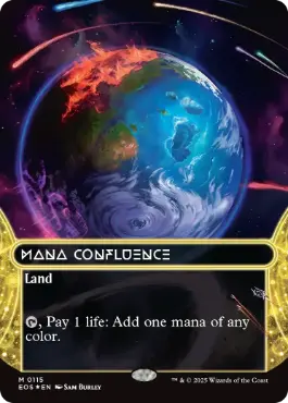 [115]【EN】【ギャラクシーFOIL】■ボーダーレス■マナの合流点/Mana Confluence【EOS】[M][土地]