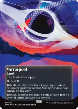 [162]【EN】【ギャラクシーFOIL】■ボーダーレス■鏡の池/Mirrorpool【EOS】[M][土地]