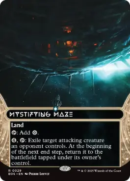 [029]【EN】【FOIL】■ボーダーレス■惑いの迷路/Mystifying Maze【EOS】[R][土地]