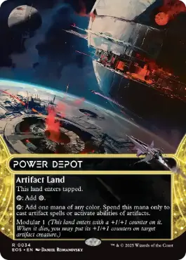[034]【EN】【FOIL】■ボーダーレス■魔力倉庫/Power Depot【EOS】[R][土地]