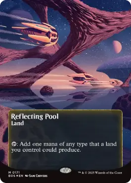 [171]【EN】【ギャラクシーFOIL】■ボーダーレス■反射池/Reflecting Pool【EOS】[M][土地]