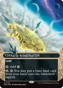 [133]【EN】【ギャラクシーFOIL】■ボーダーレス■地形形成装置/Terrain Generator【EOS】[R][土地]