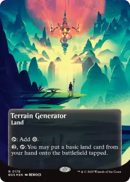 [178]【EN】【ギャラクシーFOIL】■ボーダーレス■地形形成装置/Terrain Generator【EOS】[R][土地]
