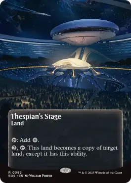 [089]【EN】【FOIL】■ボーダーレス■演劇の舞台/Thespian's Stage【EOS】[R][土地]