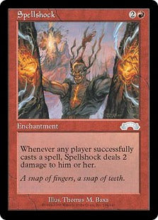[104]【EN】呪文ショック/Spellshock【EXO】[U][赤]