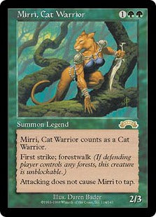 [114]【JP】猫族の戦士ミリー/Mirri, Cat Warrior【EXO】[R][緑]