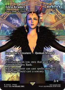 [032]【EN】■ショーケース■ザルファーの魔道士、テフェリー/Teferi, Mage of Zhalfir【FCA】[R][青]