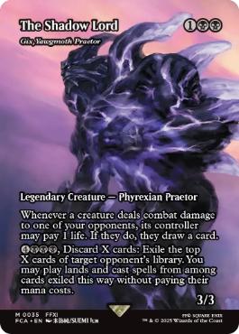 [035]【EN】■ショーケース■ヨーグモスの法務官、ギックス/Gix, Yawgmoth Praetor【FCA】[M][黒]