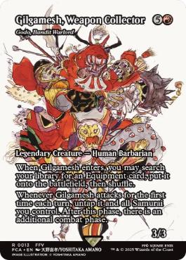 [013]【EN】■ショーケース■山賊の頭、伍堂/Godo, Bandit Warlord【FCA】[R][赤]