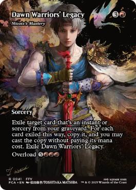 [041]【EN】■ショーケース■ミジックスの熟達/Mizzix's Mastery【FCA】[R][赤]