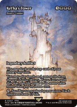 [007]【EN】【FOIL】■ショーケース■ボーラスの城塞/Bolas's Citadel【FCA】[R][黒]