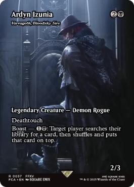 [037]【EN】【FOIL】■ショーケース■血空の主君、ヴェラゴス/Varragoth, Bloodsky Sire【FCA】[R][黒]