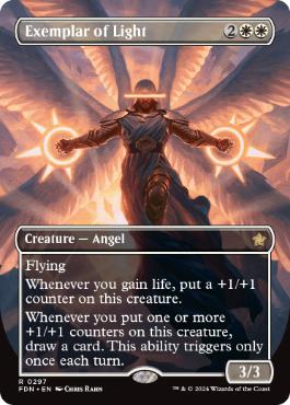 [297]【EN】【FOIL】■ボーダーレス■光の模範/Exemplar of Light【FDN】[R][白]