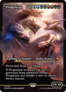 [431]【EN】【FOIL】■ショーケース■大祖始/Progenitus【FDN】[M][多色]
