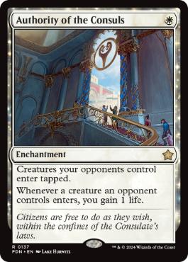 [137]【EN】【FOIL】領事の権限/Authority of the Consuls【FDN】[R][白]