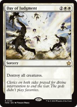 [140]【EN】【FOIL】審判の日/Day of Judgment【FDN】[R][白]